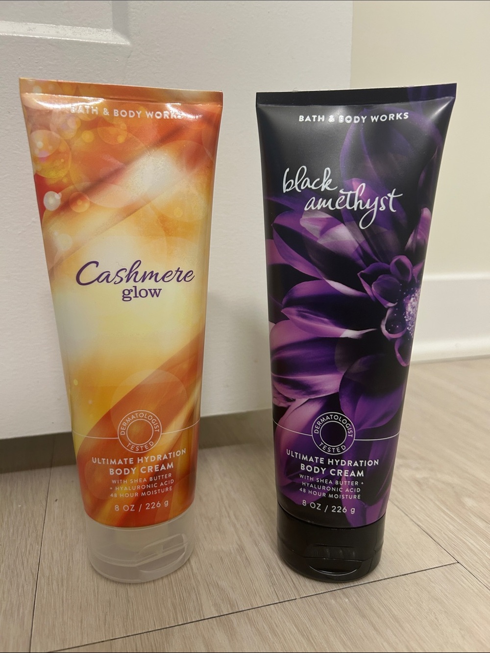Bath & Body Works (NWT) Cashmere Glow and Black Amethyst Body Cream